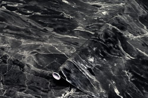 d-c-fix vinyl wrap Romeo silver marble effect 67,5 cm x 2 m - sticky back plastic roll for furniture, kitchen & cupboards - contact paper sticker self adhesive film