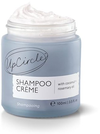 UpCircle Shampoo Crème con Olio di Rosmarino + Bacche Rosa – Formulazione Delicata Per Lenire + Detergere – Olio di Cocco + Pompelmo – Naturale, Vegano + Cruelty-Free