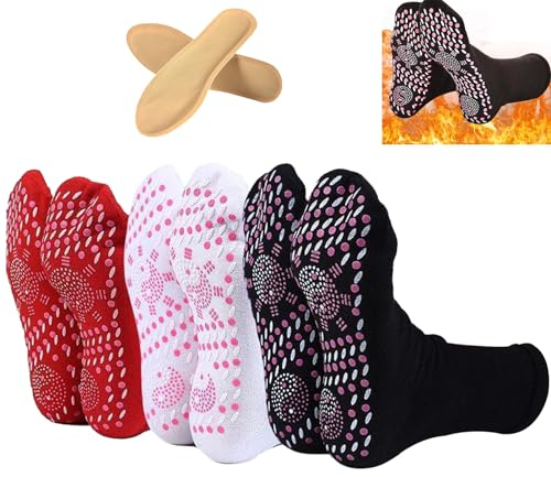 GNAUMORE Winter Warme Socken Heizung Socken,Heizsocken,Selbstheizende Socken,Warme Fußsocken,Wintersocken,Warme Socken heizen,Turmalinsocken,Winter Warme Fußsocken für Damen Herren Outdoor