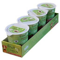 Bosch Finest Snack Concept Fruitees Färsk vaktel och fikon utan spannmål 4 x 200 G