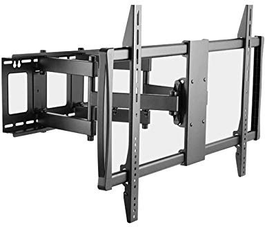 Support Mural TV TV, Mur TV pour la Plupart des téléviseurs 55-80 Pouces, Mur pour téléviseur avec Bras articulés, Conception Centrale Parfaite, Mur TV jusqu'à 800 x 400 mm et 165 LB