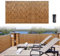 Schilfrohrmatte 60cm 70cm 80cm 90cm 100cm 110cm 120cm 130cm 140cm 150cm 160cm Hoch Sichtschutz Hand Weben Dauerhaft Rollzaun Für Hinterhof Garten Zaun Trennwand(Color:Carbonized black line,Size:70x300