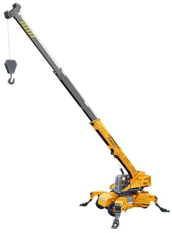 Qianly Fahrzeugmodell, Spielzeug Kran, Modellbau LKW für Kinder, Jungen Und Mädchen Ab 3 Jahren