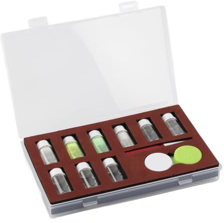 Kit professionale di strumenti Repa per orologi con polvere minerale luminosa in 4 colori per orologi in K, kit di polvere Lumine per orologiai