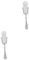 iplusmile 2 Piezas cuchara de absenta gancho de succión enchufar frasco Cucharilla de cóctel Cucharilla para bitters goteros de absenta cuchara de bar de absenta acero inoxidable 304 Silver