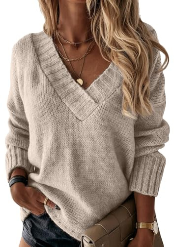 Maglia Cashmere Donna Maglia Donna Invernale Taglie Forti Termico Norvegesi Tops Lana Lunghi Sweater Curvy Morbido Oversize Caldo Mohair Maglie Pullover Maglioncini Abbigliamento 14#cachi XXL