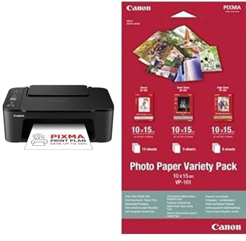 Canon PIXMA TS3750i Wireless Colour All-in-One Inkjet Printer - A4 Print, Copy, Scan - PIXMA Print Plan Compatible - Borderless Photo Printing - Wireless & Smartphone Print - Ideal for Home Printing