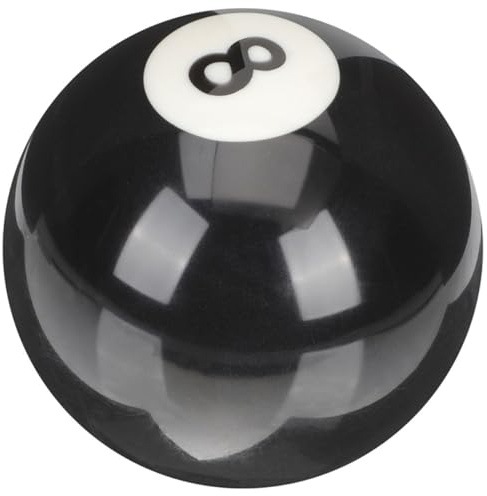 GALPADA Palla 8 da Biliardo in Resina Nera, Sfera Rotonda di Ricambio per Allenamento e Gioco Domestico, Design Creativo e Bilanciamento