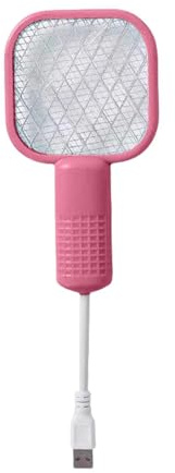 Racchetta scacciamosche elettrica – 17 x 9,7 x 5 cm, dispositivo anti-mosche, rete di sicurezza, trappola per zanzare con design efficiente di controllo, per casa, cucina, camera da , patio