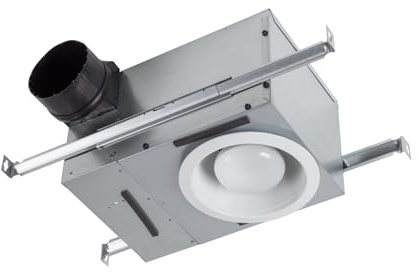 Broan-NuTone 744 Recessed Light Ventilation Fan, 70 CFM, 1.5 Sones, White