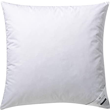 Billerbeck Daune Cuscino Gabriela 3 camere di Cuscino – suetz Forza Medio, Cotone, Bianco, 070x090 cm