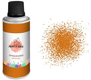 PAINT IT EASY Sprühfarbe, Sprühbastellack, Farbspray, 150ml, Orange