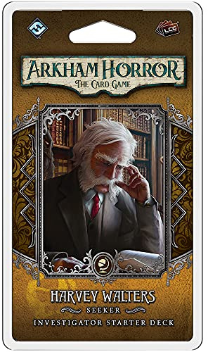 Fantasy Flight Games, Arkham Horror LCG: Harvey Walters Investigator Starter Deck, Card Game, Ages 14+, 1-2 Players, 60-120 Minutes Playing Time