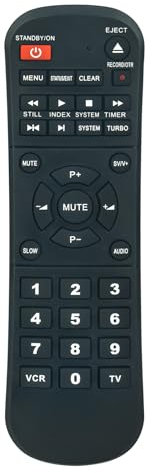 VINABTY Télécommande remplacée Convient pour Philips TV Modèle Compatible avec Le magnétoscope VR-630 VR-730 VR630 VR730