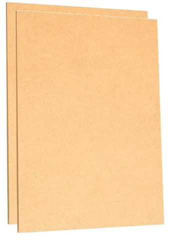 Tradineur - Pack de 2 tablas de Marquetería - Madera MDF - Ideal para decoración y manualidades - 80 x 50 cm