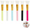 6 PCS Pennello Maschera Silicone, Professionale Pennello Maschera, Pennello Maschera, Maschera Strumento di Bellezza Morbido Pennelli per Maschera Occhi DIY