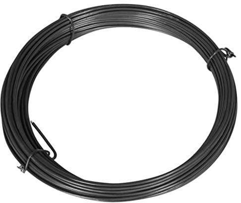 vidaXL Bindedraht 25m 1,4/2mm Stahl Spanndraht Zaundraht Maschendraht Draht