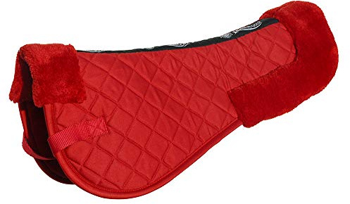 Rhinegold Comfort sadel dyna-ponny-röd