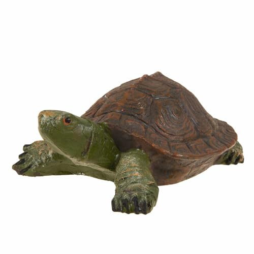 SIDCO Schwimmfigur Schildkröte Teichdeko Schwimmdeko Dekofigur Gartenteich Teichfigur