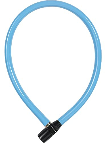 ABUS Kabelschloss 3406K - 55 mm langes Stahlkabel mit Kunststoffummantelung - Fahrradschloss mit ABUS-Sicherheitslevel 1- Sortiert ( Blau, orange, Rot, Rosa, Grau oder Grün)