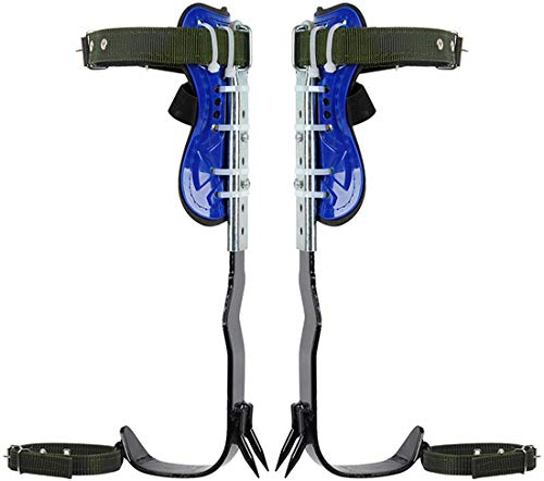 MeTikTok Sicherheitsgurt Baum Steigeisen, Baumsteigeisen Zum Klettern Lanyard Rope Rescue Belt, Baumklettern Spike Set, Baumklettern Steigeisen Climbing Spike