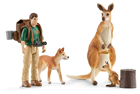 SCHLEICH 42623 Outback Abenteuer (NatGeo), für Kinder ab 3+ Jahren, WILD Life - Spielset