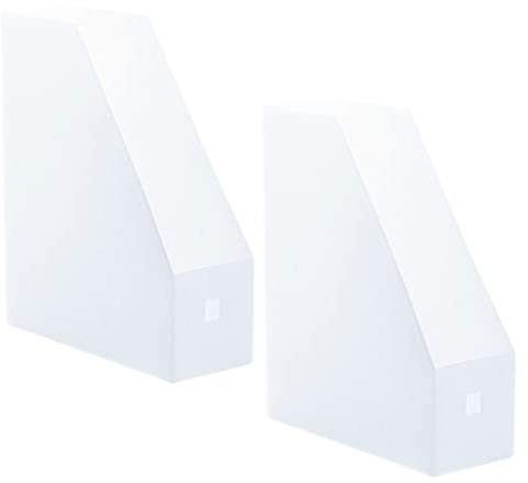 NUOBESTY 2pcs Archivadores De Escritorio Estantería Vertical Organizador De Documentos