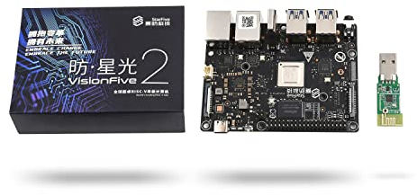 VisionFive2 8GB WiFi Open-Source Single Board Computer Board – Multi-Route Decoding and Encoding with Expandable Interfaces