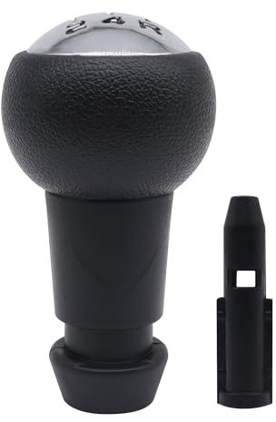 HISports Schaltknauf 5 Gang Schaltknäufe Kompatibel mit Peugeot 106 107 205 206 207 301 306 307 308 309 406 407 408 508 605 806 807 2008 3008 5008 C2 C3 C4 C5 B6 B9 Picasso Saxo Xsara Elysee