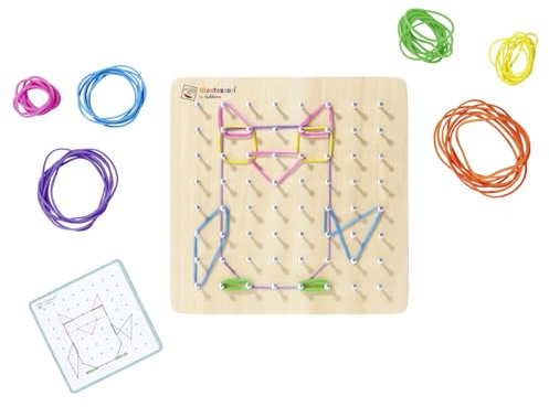 Eichhorn 100006050 - Montessori Mönsterbräda - Tillverkad i FSC® 100% Bassplywood och Gummi för Hållbarhet ochKkvalitet, BSK-certifierad, Från 4 år