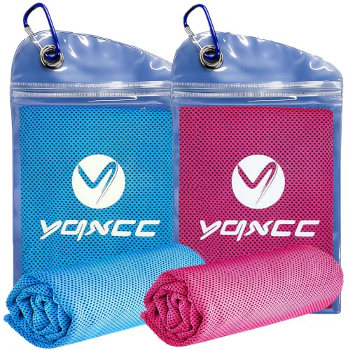 YQXCC 2 Toallas de Enfriamiento 100 x 30 cm, Toalla de Hielo