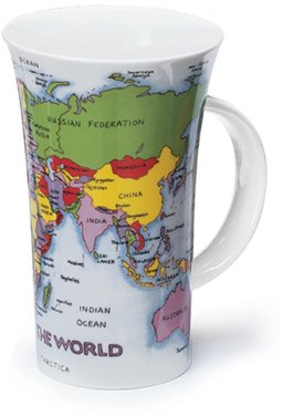 DUNOON - Tazza Prima Colazione, Decorazione Bandiere