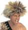 Widmann 6103P - Perücke Caveman, braun, Steinzeitmensch, Dschungel, Mottoparty, Karneval