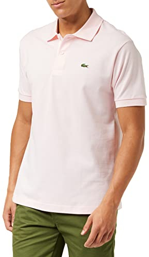 Lacoste L1212 T-Shirt Polo, Rose (Flamant T03), L Uomo
