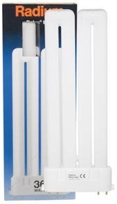 Energisparlampa, tvilling 2 G10/230 V/24W-840, Ralux ®