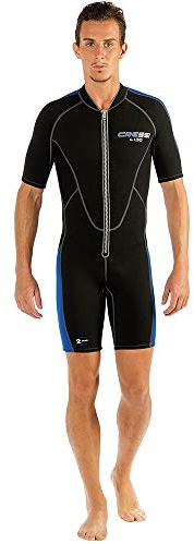 Cressi Lido Man Monopiece Wetsuit 2mm - Traje Corto de Neopreno High Stretch para Hombre