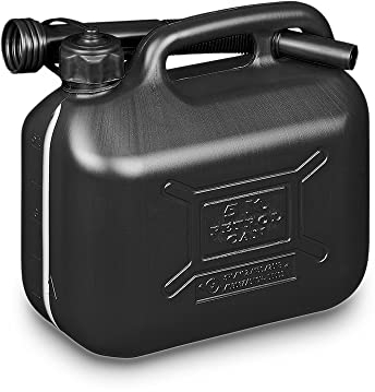 Jerrican d'essence 5 l avec indicateur de remplissage et tubulure de remplissage certifié UN-CE 530033