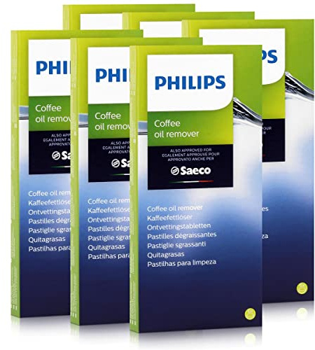 Saeco Philips Saeco CA6704/10 Kaffeefettlöser, 6 Tabletten à 1,6 g, 6er Pack