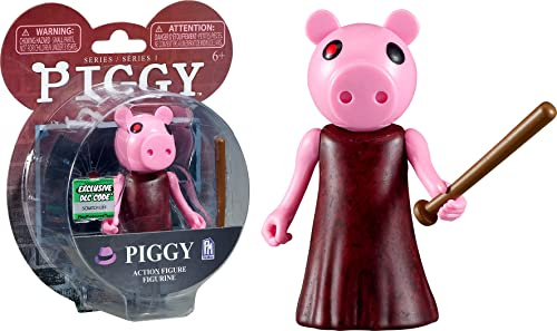 Lansay - Piggy - Figurine Articulée 10 cm - Piggy - Célèbre Personnage de Jeux Vidéos - avec Accessoires et Code de Téléchargement - Figurines à Collectionner - Dès 6 Ans