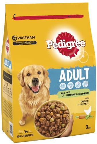 PEDIGREE Dog Complete Dry with Poultry and Vegetables 3kg