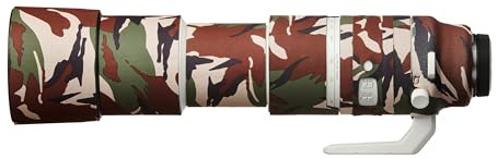 easyCover - Lens Protection Camouflage Cover - Objektivschutz - Schutz für Ihr Kameraobjektiv - Geeignet für Canon RF 200-800mm F/6.3-9 is - Grüne Camouflage