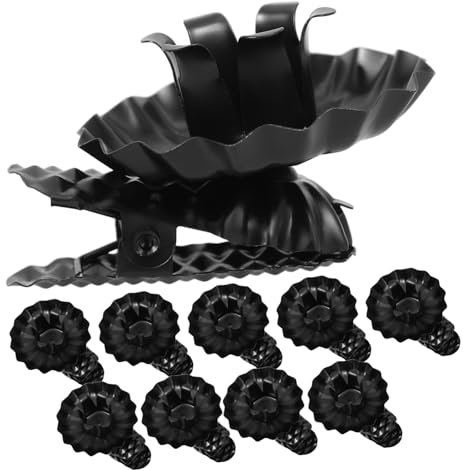 OKUMEYR 10pcs Christmas Tree Candle Holders Clips Metal Candelabra Clips for Festive Decorations Stable Design for Holiday Parties and Events