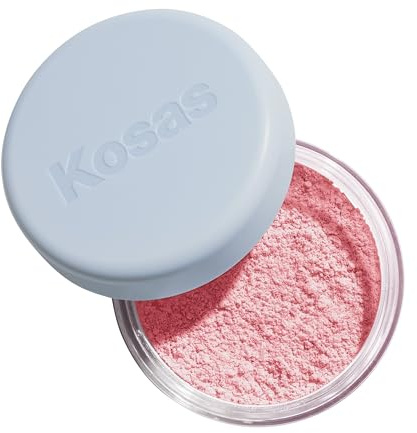Kosas Cloud Set: Translucent Powder for Fixing and Blending Powder, Powder Free, Candy Colours, Transparent, Pink
