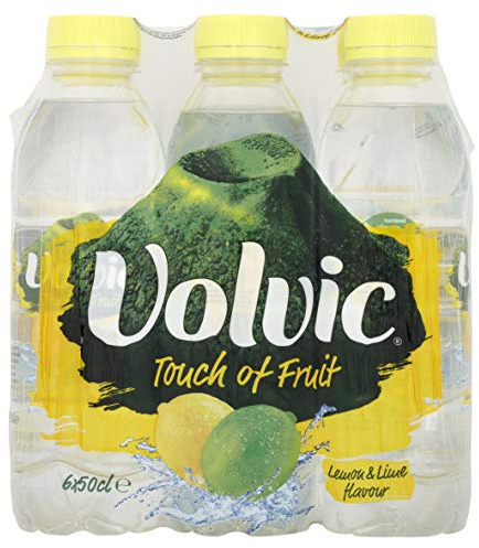 Volvic Touch of Fruit Lemon & Lime Flavoured Water 6 x 500ml