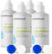 Lensdealer All in One Kontaktlinsenflüssigkeit | 4x 360ml + 4 Behälter | Kombilösung zur Reinigung von weichen Kontaktlinsen
