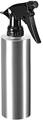 uxcell 11.8oz/350ml Spray Bottle 304 Stainless Steel with Fine Mist Sprayer, Empty Refillable Container for Kitchen Bathroom or Plants Water Sprayer