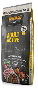 Belcando Adult Active [12,5 kg] Hundefutter | Trockenfutter für aktive Hunde & Sporthunde | Alleinfuttermittel für ausgewachsene Hunde ab 1 Jahr