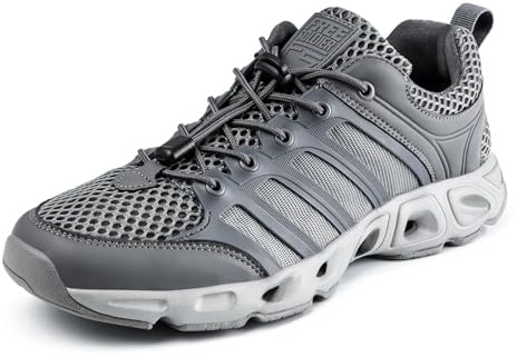 FREE SOLDIER Hommes Chaussures de randonnée été séchage Rapide Chaussures de Travail pour Eau Trekking Bottes Tactiques ventilées Ultra légères