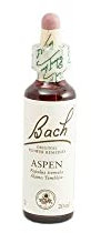 Bach - Flor de Bach Aspen, Complemento Alimenticio, con Extracto de Flores de Álamo Temblón, Uva de Alc 27% Vol, Ayuda a Gestionar las Emociones Cuando Se Quiere Sentir Más Seguro - 20 ml
