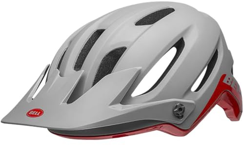 BELL 4Forty MIPS Adult Mountain Bike Helmet - Matte Dark Gray/Crimson (2023), Large (58-62 cm)